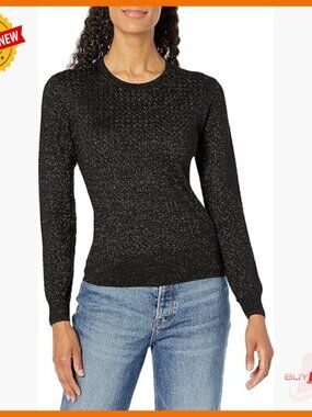 Wool Blend Knit Fitted Pullover Sweater, Crewneck Style